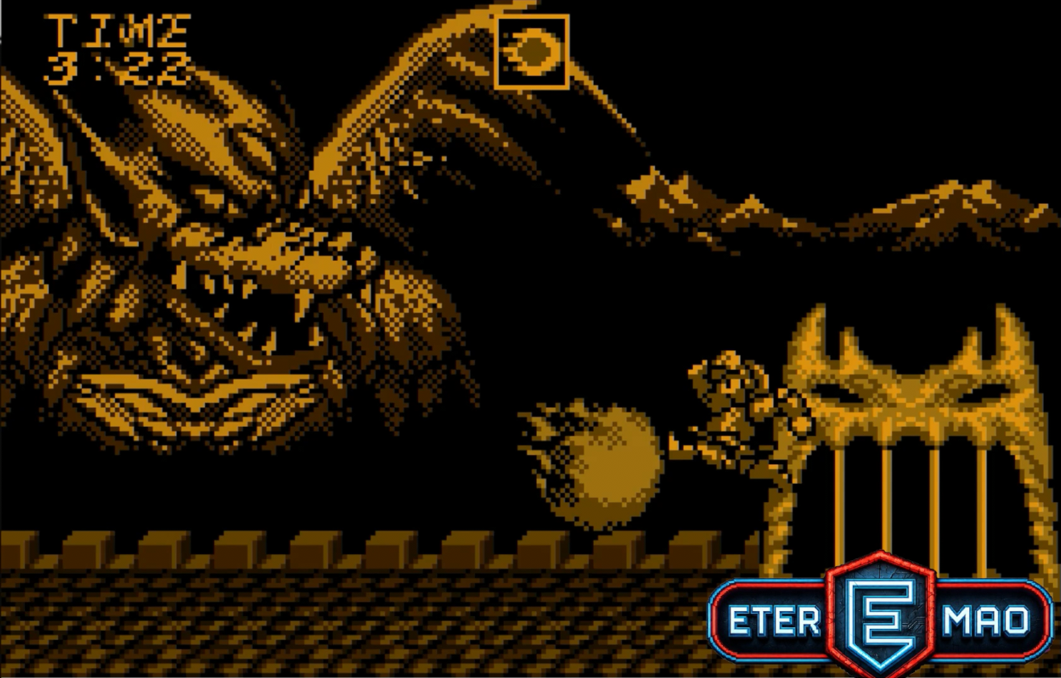 Makaimura WonderSwan jefe final Azazel Sala Sellada