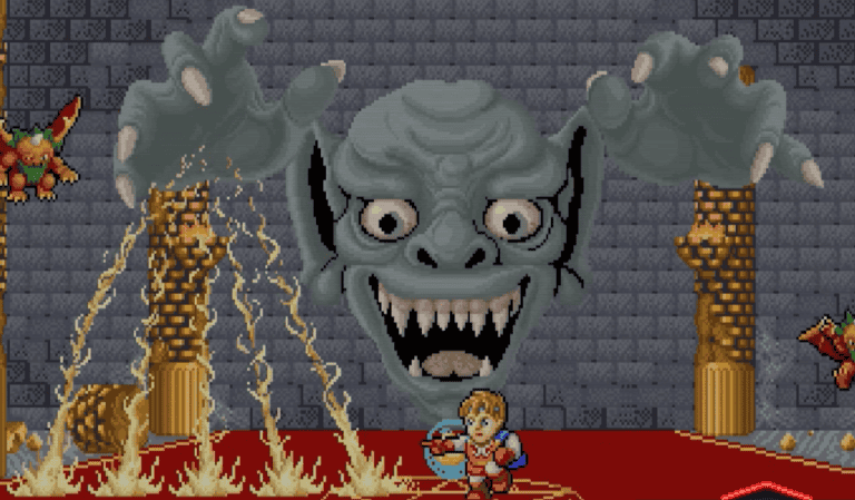 Combate final contra el Demon King en Legend of Hero Tonma, clímax de la partida completa 1 Life Clear sin morir ni una vez