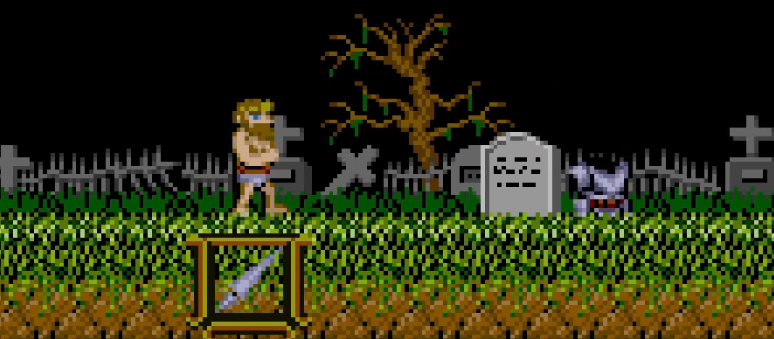 Armadura secreta en el cementerio de Ghosts n Goblins arcade - ubicación exacta fase 1